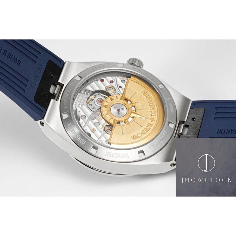Fábrica PPF - Vacheron Constantin Overseas 4500V Pulseira de borracha azul