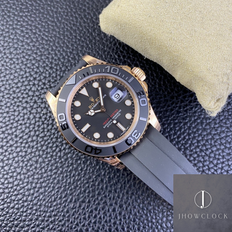 Fábrica VS - Rolex Yacht Master M126655-0002 Relógios de Ouro Rosa Tamanho 40mm