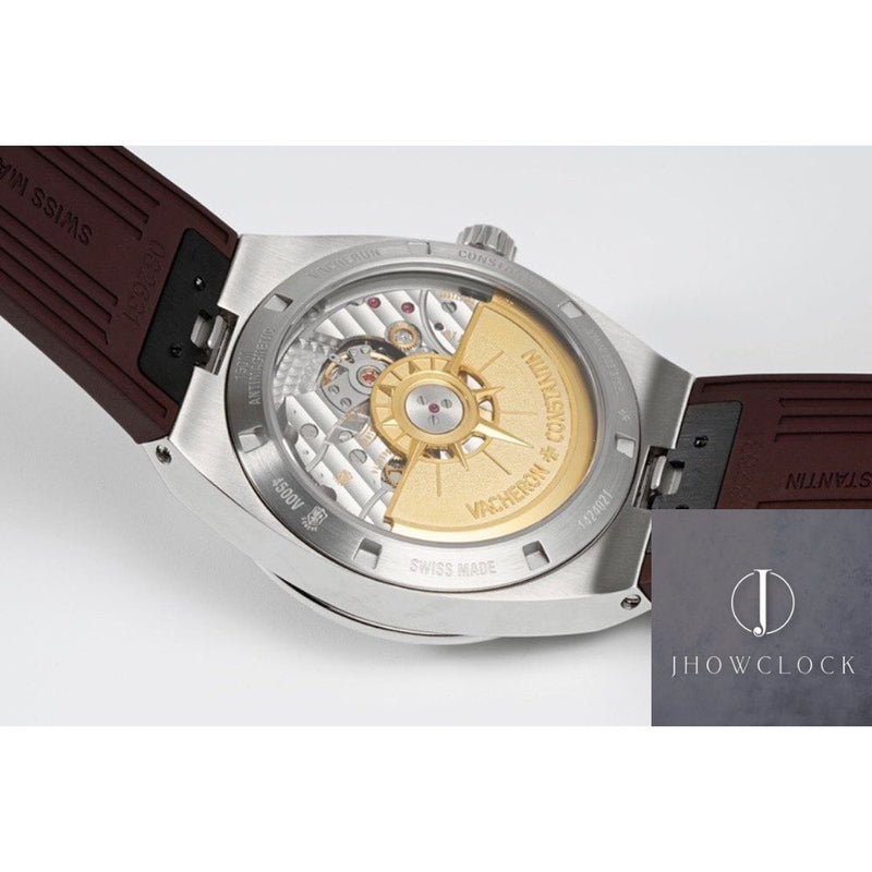 Fábrica PPF - Vacheron Constantin Overseas 4500V Pulseira De Borracha Marrom