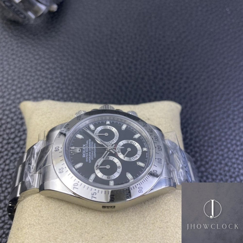 Fábrica Clean - Rolex Cosmograph Daytona 116520-78590 Mostrador Preto