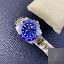 Fábrica Clean - Rolex Submariner 116613LB-0005 Tamanho do Mostrador Azul 40mm