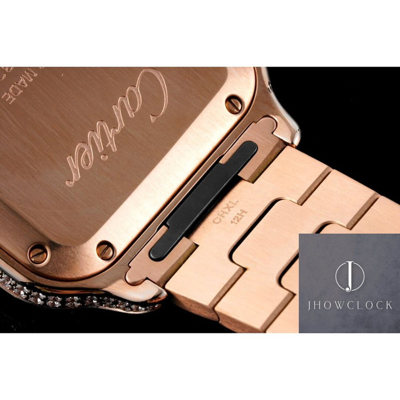 Fábrica BV - Cartier De Santos Ouro Rose Diamante