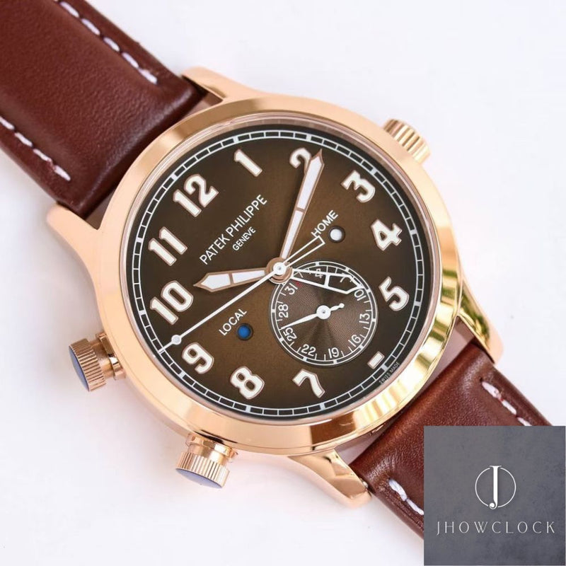 Patek Philippe Aquanaut 5968A-001 Mostrador Marrom