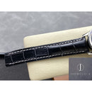 Fábrica BLS - Breitling Navitimer AB0127211C1A1 Pulseira de couro com mostrador azul