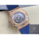 Fábrica HB - Hublot Classic Fusion 511.OX.7180.LR Mostrador Azul Ouro 18K