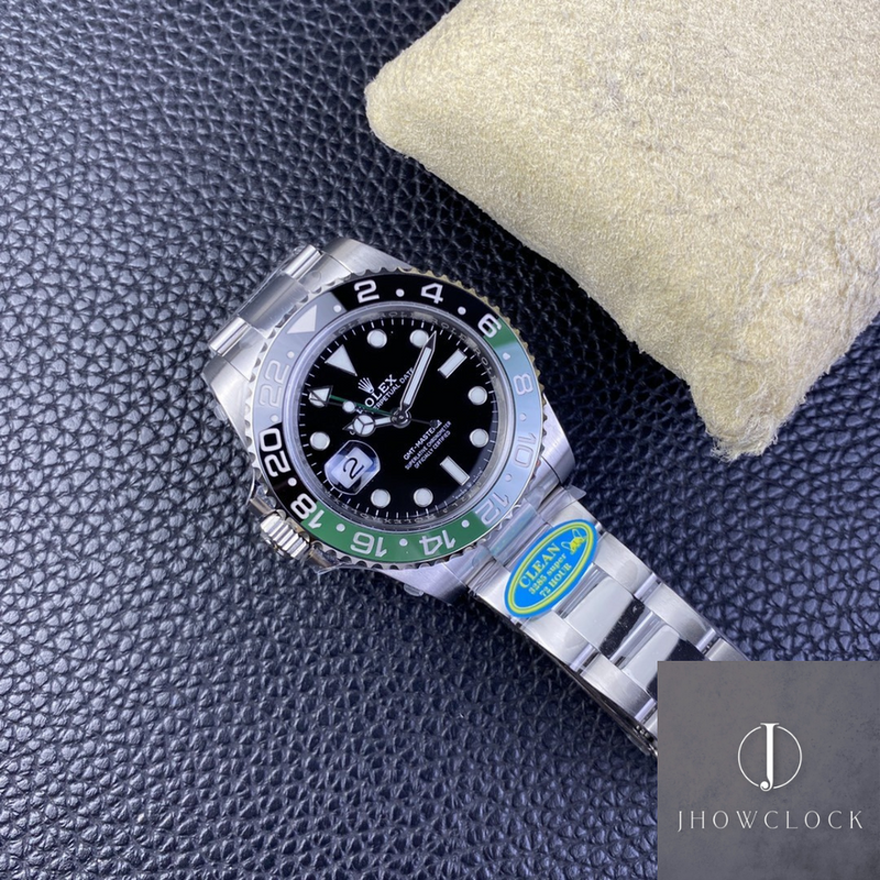 Fábrica Clean - Rolex GMT Master II M126720VTNR-0001 Mostrador Preto 3285