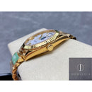 Rolex Day Date M228238-0002 Mostrador Prata Tamanho 40mm