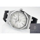 Fábrica APS - Audemars Piguet Royal Oak 15400 Pulseira de borracha com mostrador branco