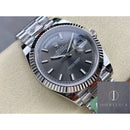 Rolex Day Date M228238-0002 Mostrador Prata Tamanho 40mm