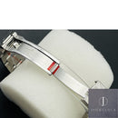 Fábrica EW - Rolex Oyster Perpetual M124300-0001 Mostrador Prata Tamanho 41mm