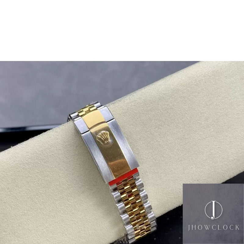 Fábrica Clean - Rolex Datejust M126333-0014 Mostrador Preto Tamanho 41mm