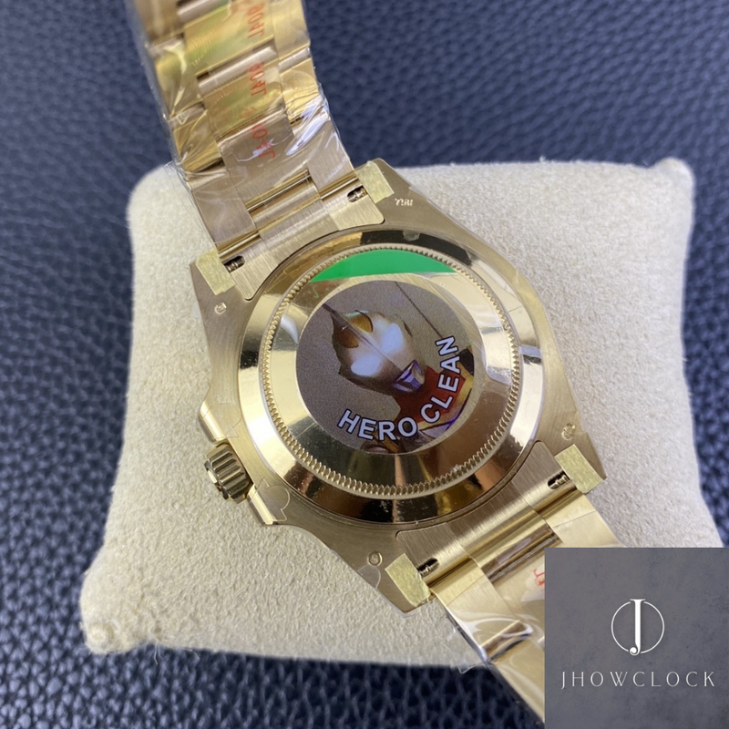 Fábrica Clean - Rolex Submariner 116618LN-97208 Preto Tamanho do Mostrador 40mm