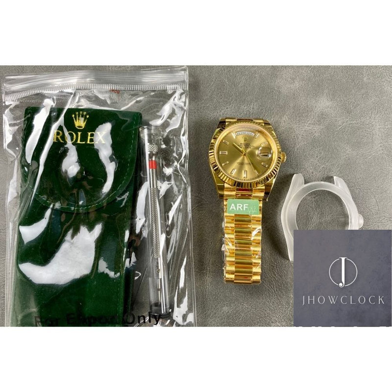 Rolex Day Date M228238-0002 Mostrador Prata Tamanho 40mm