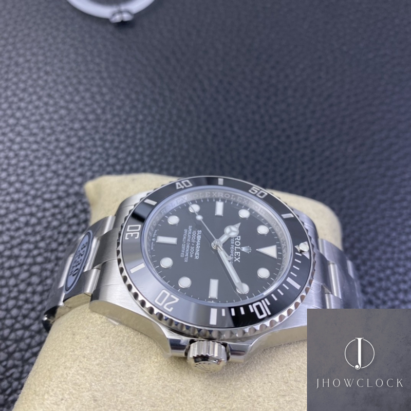 Fábrica Clean - Rolex Submariner M124060-0001 Preto Tamanho do Mostrador 41mm