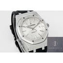 Fábrica APS - Audemars Piguet Royal Oak 15400 Pulseira de borracha com mostrador branco