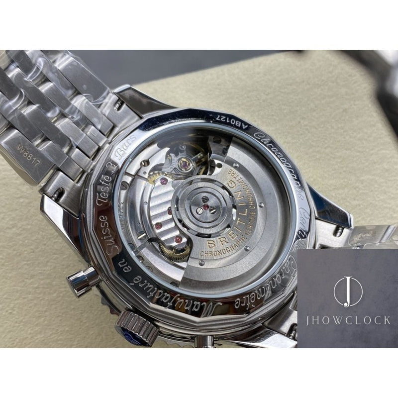 Fábrica BLS - Breitling Navitimer AB0127211C1A1 Mostrador Preto 46MM