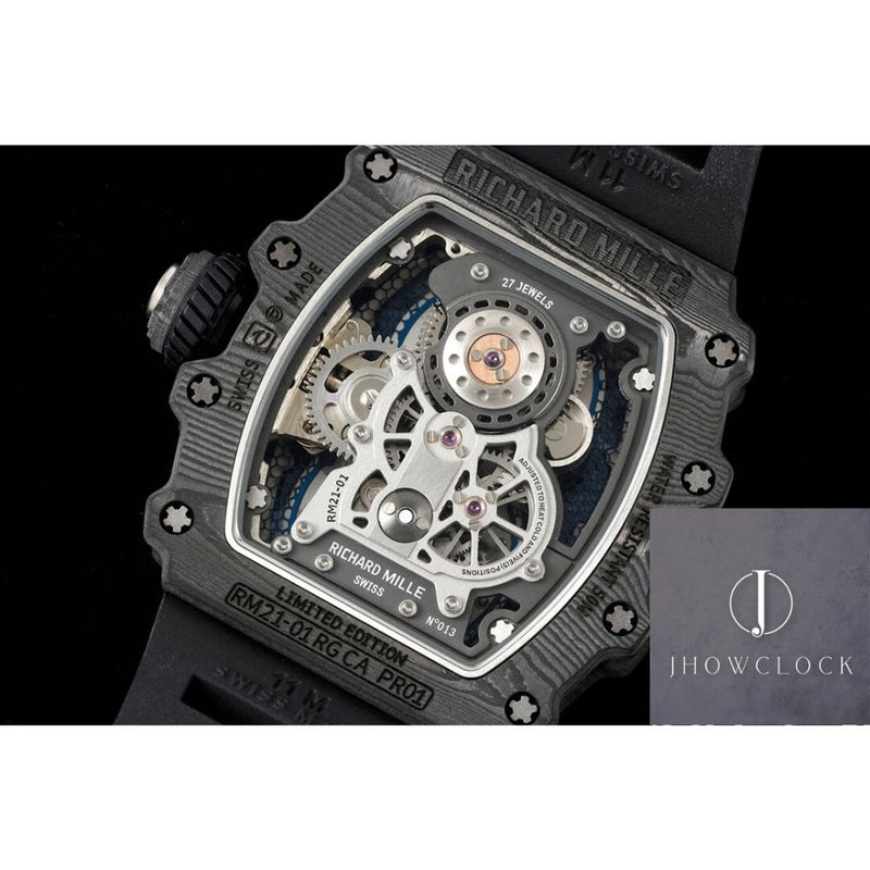 Fábrica RM - Richard Mille RM21-01 Tourbillon Mostrador Azul