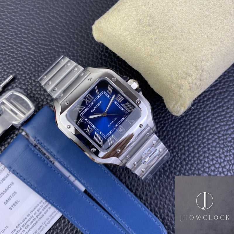 Fábrica BV - Cartier Santos WSSA0030 Gradiente Azul