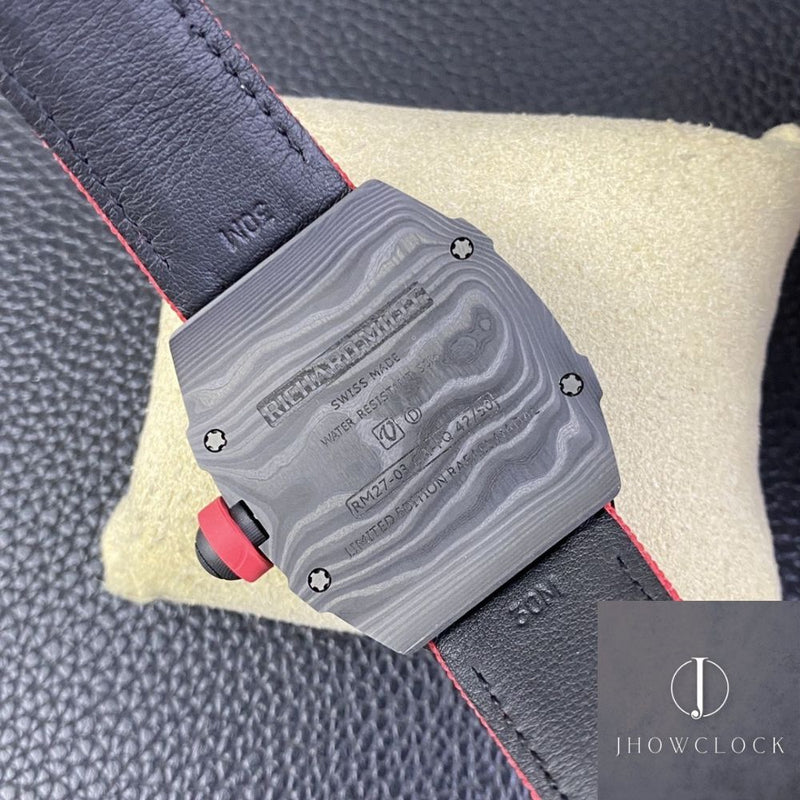 Fábrica BBR - Richard Mille RM27-03 Tourbillon Preto Fibra de Carbono