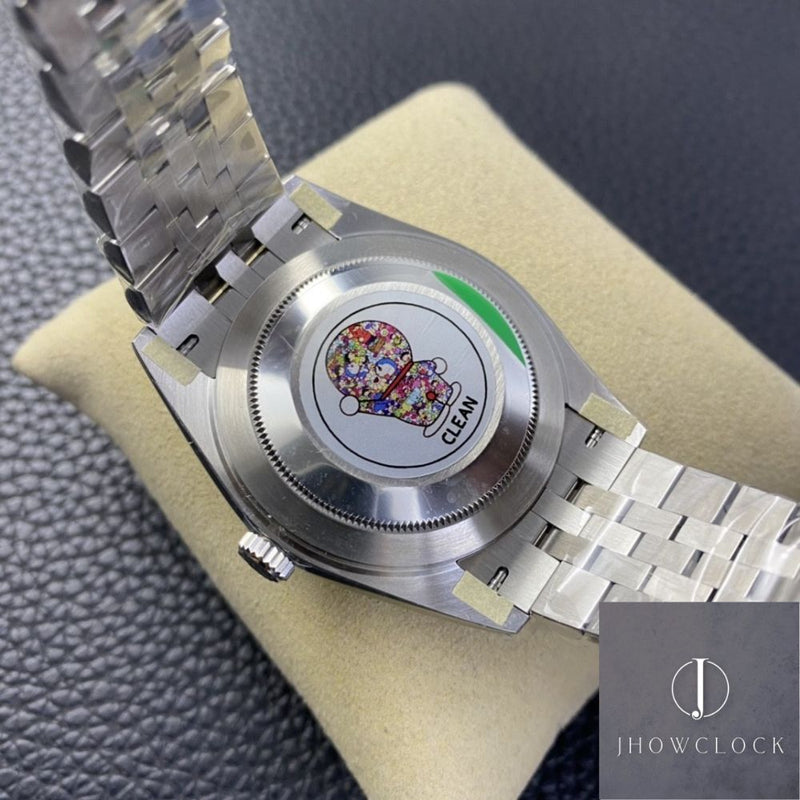 Fábrica Clean - Rolex Datejust M126334-0004 Mostrador Prata Tamanho 41mm