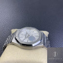 Fábrica APS - Audemars Piguet Royal Oak 15400ST.OO.1220ST.02 Mostrador Branco Prateado