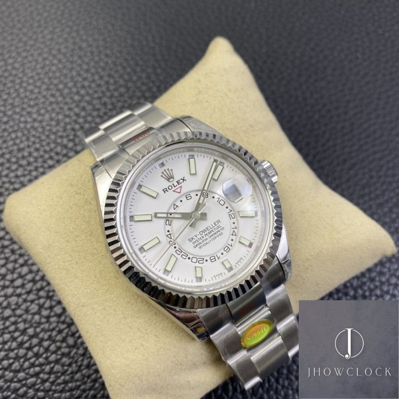 Fábrica Noob - Rolex Sky Dweller M326934-0001 Mostrador Branco