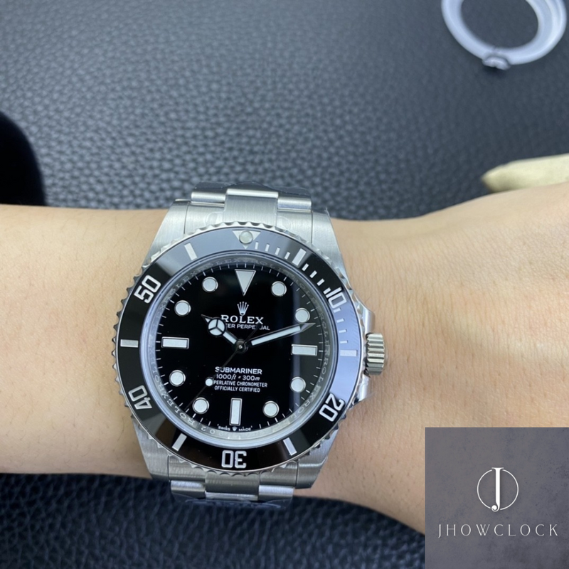 Fábrica Clean - Rolex Submariner M124060-0001 Preto Tamanho do Mostrador 41mm