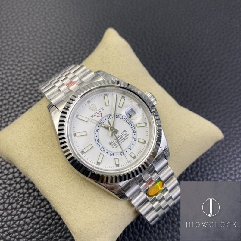 Fábrica Noob - Rolex Sky Dweller M326934-0002 Mostrador Branco