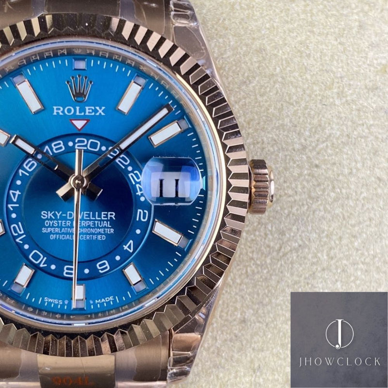 Fábrica Noob - Rolex Sky Dweller M336935-0001 Mostrador Azul