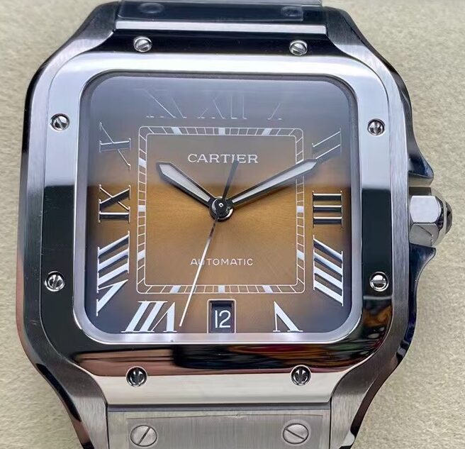 Fábrica BV - Cartier De Santos WSSA0064 Mostrador Marrom Gradual