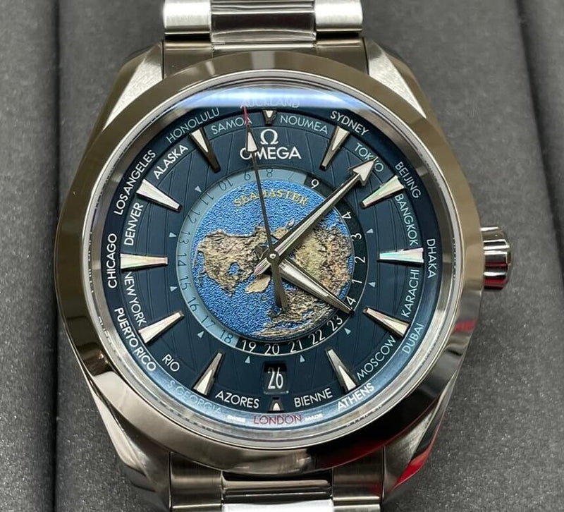 Fábrica VS - Omega Seamaster 220.10.43.22.03.001 Mostrador Azul