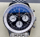 Fábrica BLS - Breitling Navitimer AB0127211C1A1 Mostrador Preto 46MM