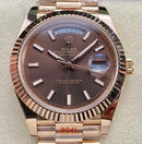 Rolex Day Date M228238-0002 Mostrador Prata Tamanho 40mm