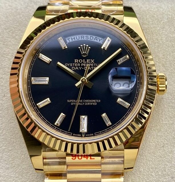 Rolex Day Date M228238-0002 Mostrador Prata Tamanho 40mm