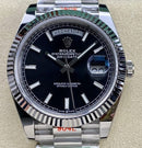 Rolex Day Date M228238-0002 Mostrador Prata Tamanho 40mm
