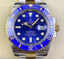 Fábrica Clean - Rolex Submariner 116613LB-0005 Tamanho do Mostrador Azul 40mm