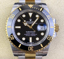 Fábrica Clean - Rolex Submariner 116613LN-0001 Preto Tamanho do Mostrador 40mm