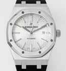 Fábrica APS - Audemars Piguet Royal Oak 15400 Pulseira de borracha com mostrador branco