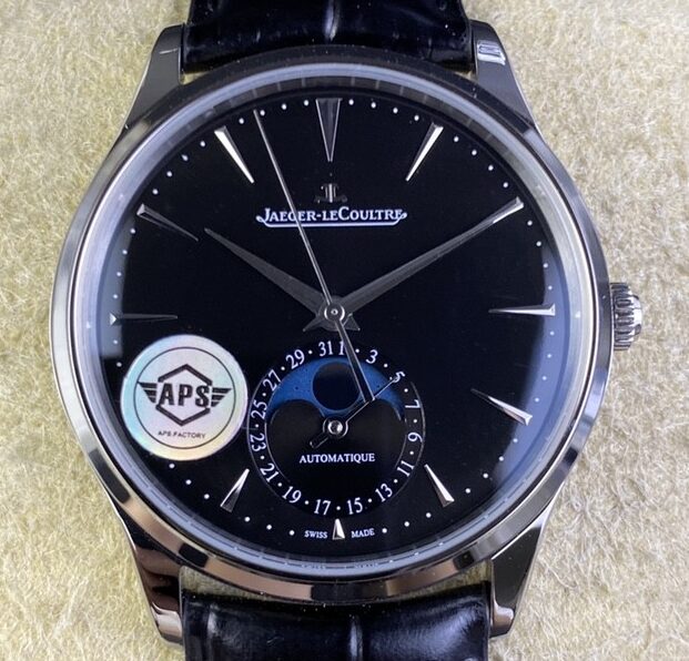 Fábrica APS - Jaeger LeCoultre Master 1368471 Mostrador Preto