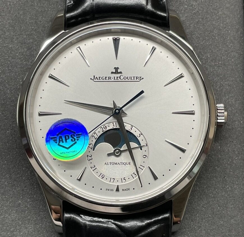 Fábrica APS - Jaeger LeCoultre Master 1368430 Mostrador Prateado