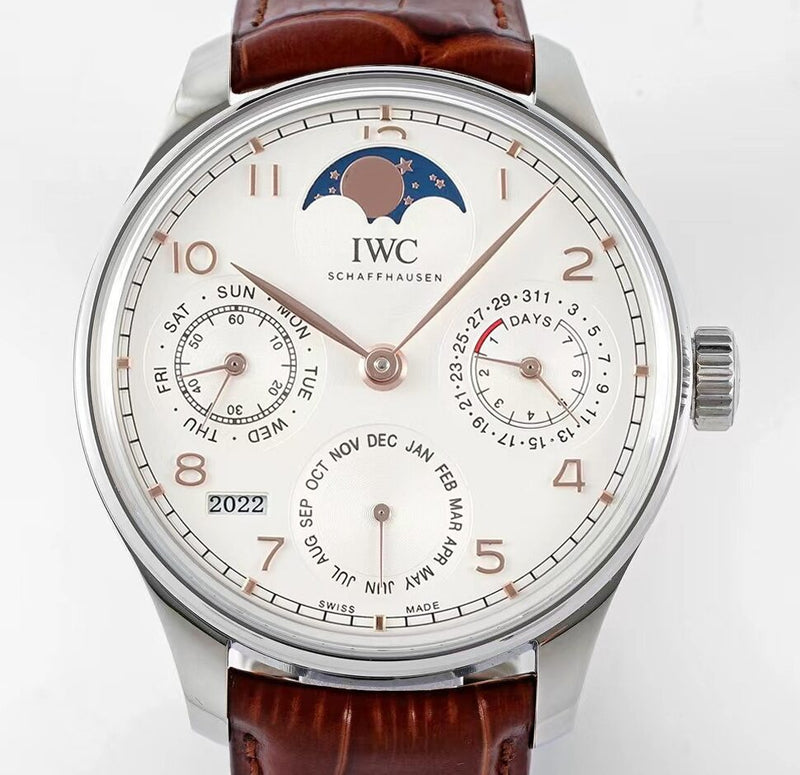 Fábrica APS - IWC Portugieser Perpetual Calendar IW503307 Panda Branco Plate