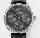 Fábrica APS - IWC Portugieser Perpetual CalendarIW503301 Mostrador Cinza Ardósia