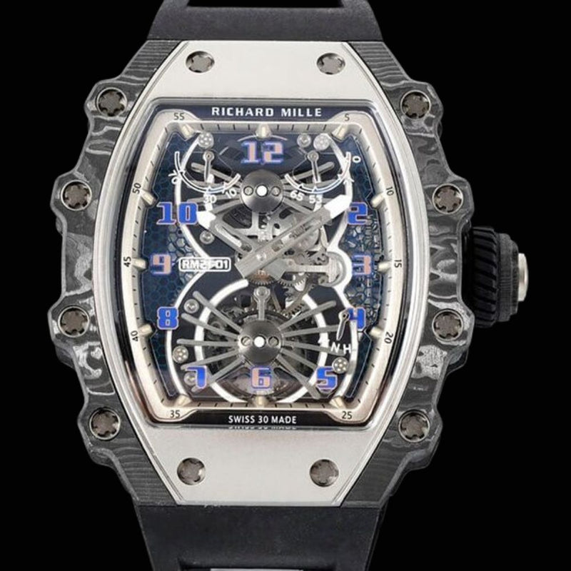 Fábrica RM - Richard Mille RM21-01 Tourbillon Mostrador Azul