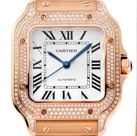 Fábrica BV - Cartier De Santos Ouro Rose Diamante