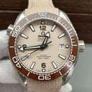 Fábrica VS - Omega  Seamaster Diver 600M 215.32.44.21.09.001 Mostrador Bege