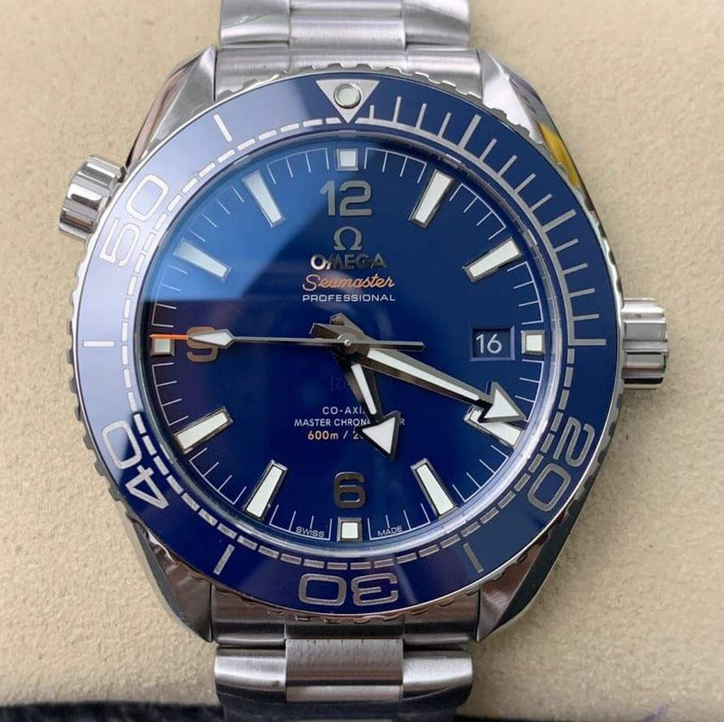 Fábrica VS - Omega  Seamaster Diver 600M 215.30.44.21.03.001 Mostrador Azul