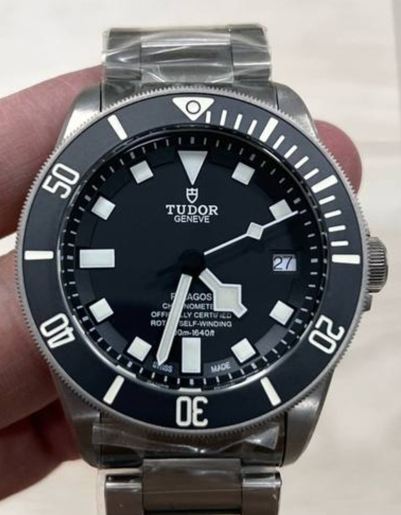 ZF Factory Tudor Pelagos M25600TB-0001 Mostrador Preto