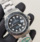 Rolex Yacht Master M226627-0001 em titânio, tamanho 42mm, novo e impecável de fábrica.