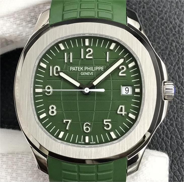 Fábrica 3K - Patek Philippe Aquanaut 5168G-010 Mostrador Verde