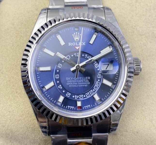 Fábrica Noob - Rolex Sky Dweller M326934-0003 Mostrador Azul